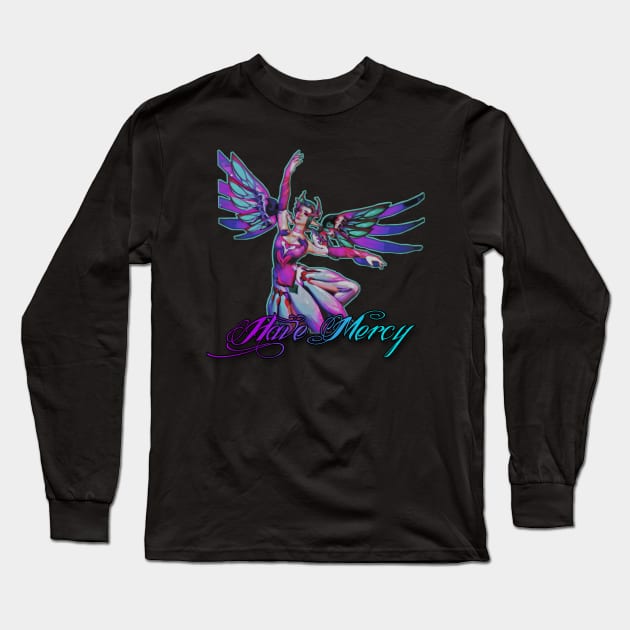 Sugarplum Fairy Mercy Overwatch Long Sleeve T-Shirt by GAMERGEEK420